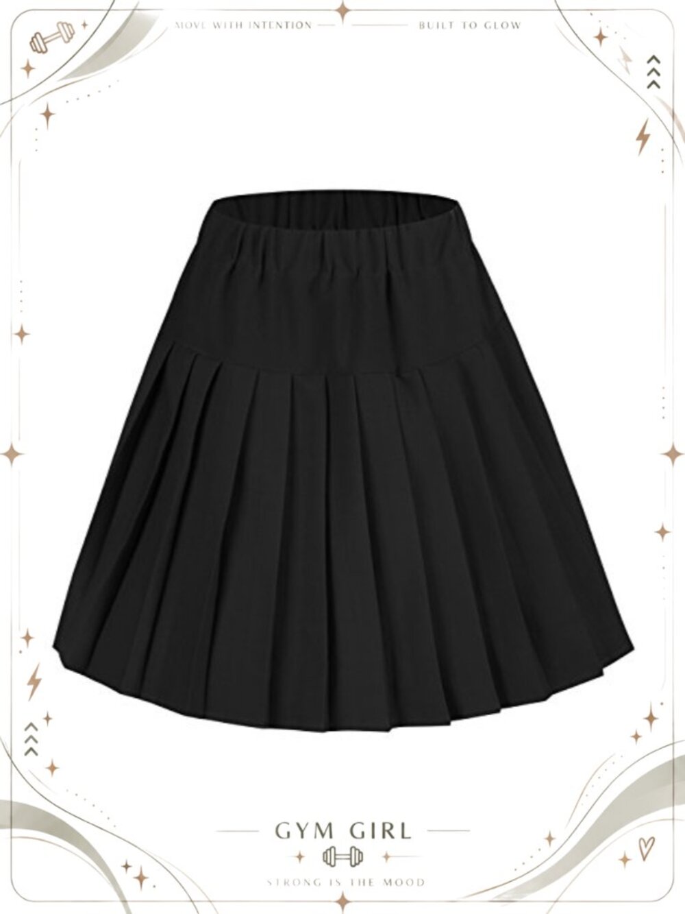 High Waist Pleated Tartan Mini Plaid Skirt A-Line